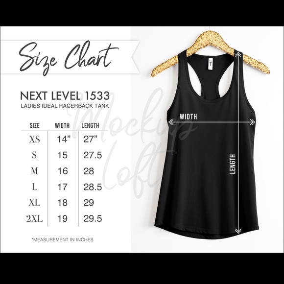 Women’s NEXT LEVEL Ideal Racerback Tank - XL - Picture 11 of 11